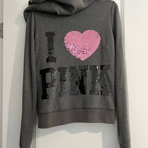 Victorias Secret Pink Bling Hoodie